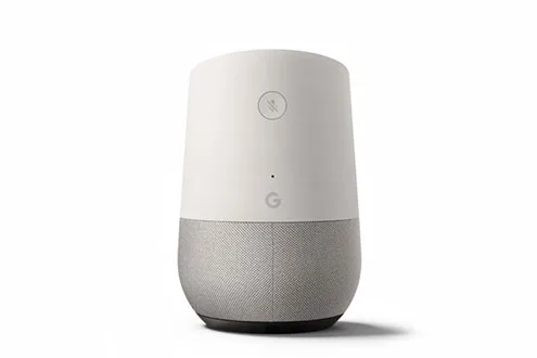 Google - Home Smart Speaker - White Slate