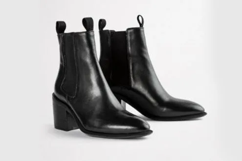 Hampton Black Calais Ankle Boots