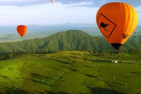 Gold Coast Hinterland Hot Air Balloon Flight with Breakfast