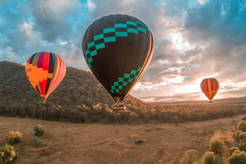 Best for views: Sunrise hot air ballooning over the Hunter Valley