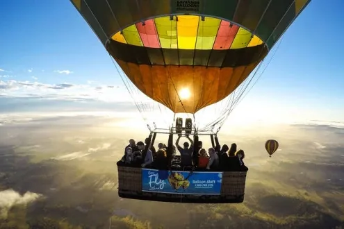 Hot Air Ballooning Over The Hunter Valley with Breakfast