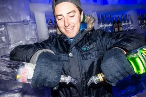 Below Zero Ice Bar in Queenstown