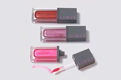 three lip glosses of lique brand
