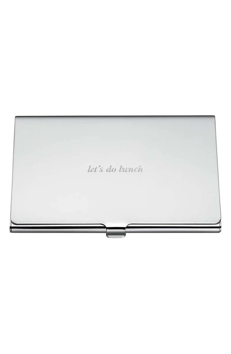 Kate Spade 'Lets Do Lunch' Business Card Holder