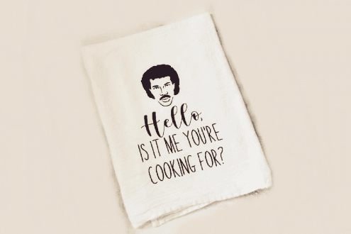 Lionel Richie Funny Dish Towels