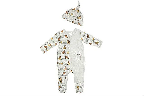 The Lion King Footed Romper & Beanie(NB-9M)