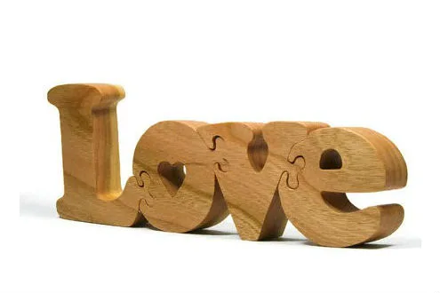 Love Wooden Puzzle