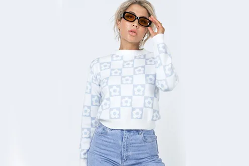 Here are 25 graphic knit jumpers from 