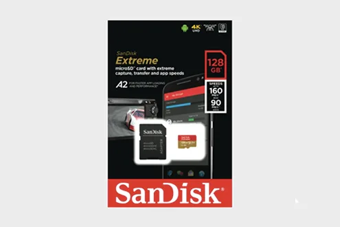 Sandisk 128GB MicroSD Extreme Memory Card