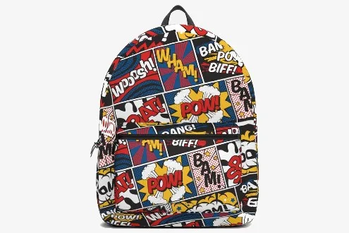 Modern Comic Book Superhero Pattern Color