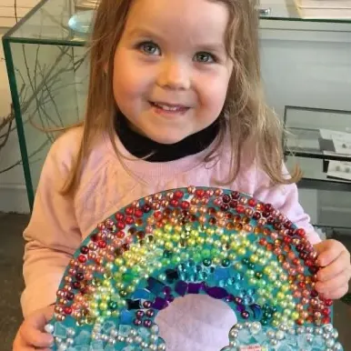 Bead Mosaic Workshop for Kids