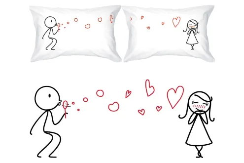 Boldloft From My Heart To Yours Couples Pillowcases