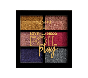 NYX Professional Makeup Love Lust & Disco Do the Hustle Foil Play Shimmer Eyeshadow Palette