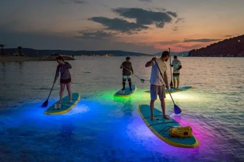 Stand Up Paddle Glow Tour in Split