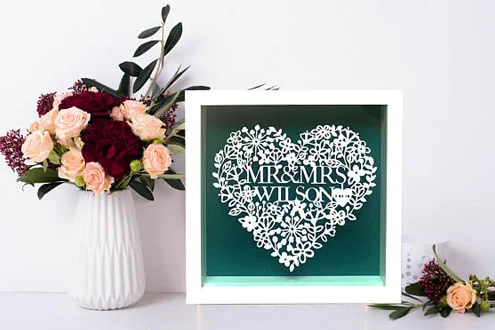 Papercut Wedding Gift