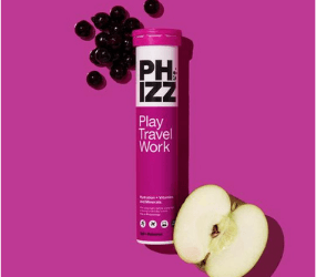 Phizz Multivitamin Hydration Tablets 2-in-1 (Blackcurrant)