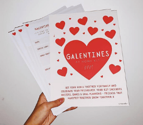 Red Galentines At Home Kit