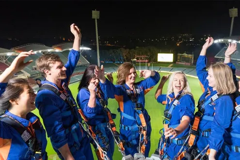 Adelaide Oval Roof Climb - Night