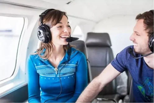 Best for views: Sunset Champagne Scenic Flight