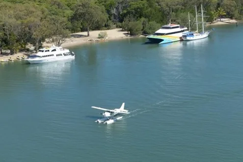 Best for experience length: Stradbroke Island by Seaplane from Gold Coast, Cloud 9 Seaplanes