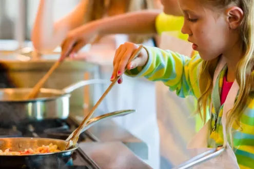Parent and child cooking class, Glen Iris