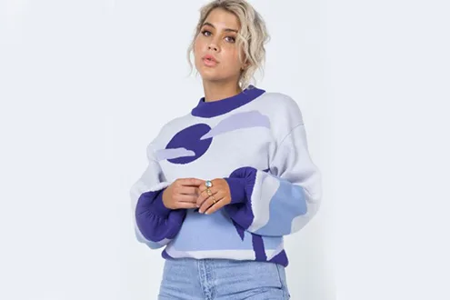 Here are 25 graphic knit jumpers from 
