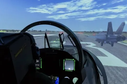 60 Minute F-18 Super Hornet Simulator Experience