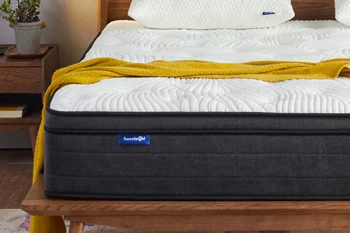 Sweetnight Plush Pillow Top Hybrid Mattress (12-inch)