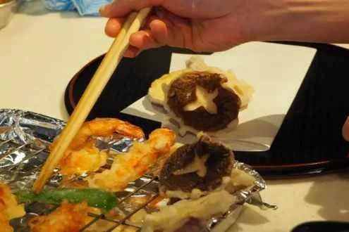 Tempura Gozen Cooking Class in Central Tokyo