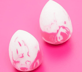 Twin pack swirl makeup sponges