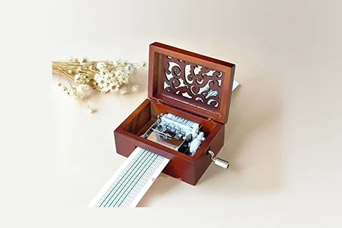 Zewik Antique Vintage Wooden DYI Music Box