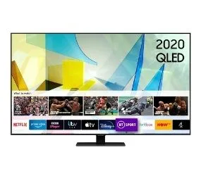 Samsung QE55Q80T 55 inch, QLED, 4K Ultra HD, Quantam Processor, Object Tracking Sound, HDR 1500, Smart TV