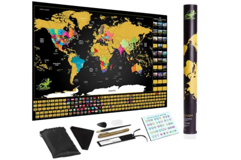 Scratch Off World Map